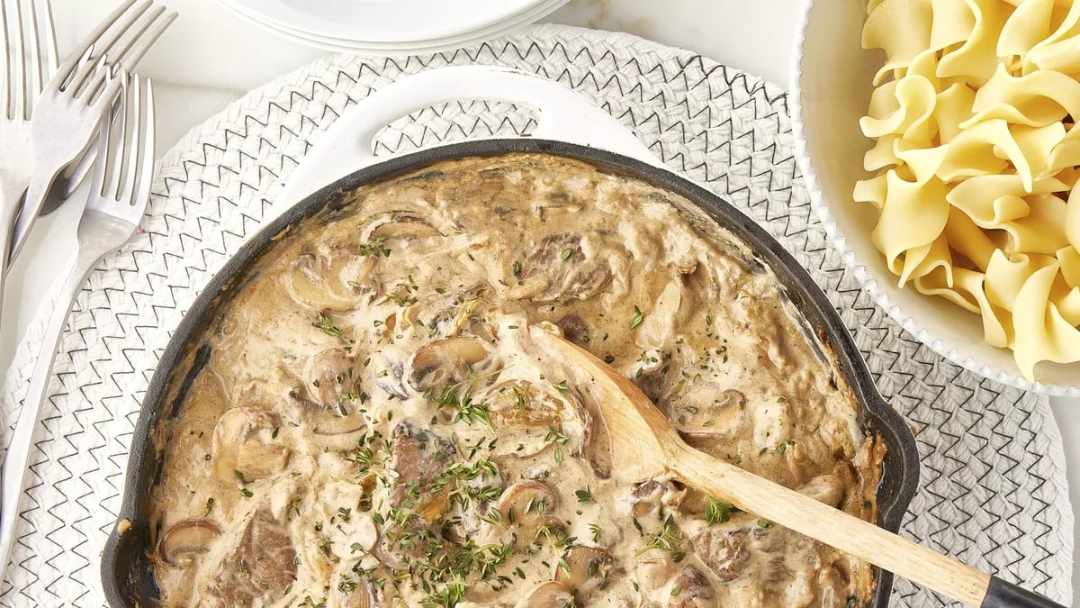 Traditional Beef Stroganoff Recipe