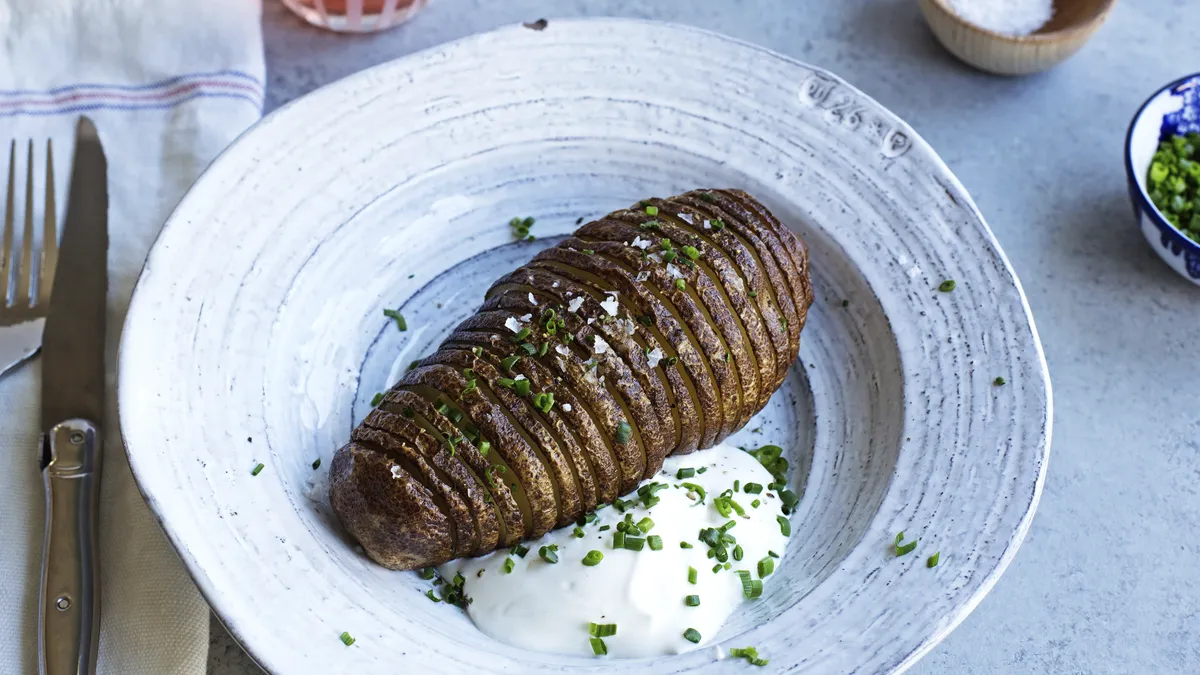 Classic Hasselback Potato