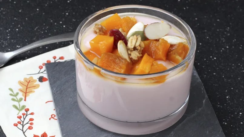 Yogurt and Pumpkin Parfait