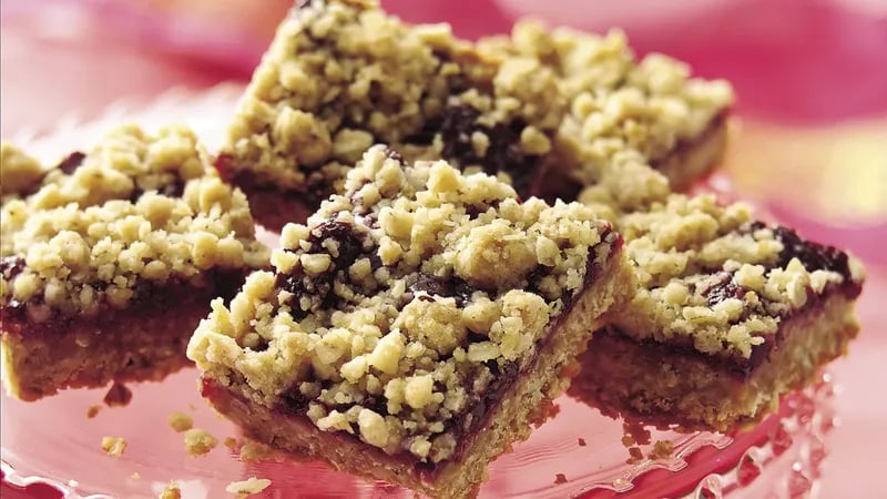 Raspberry Crumb Bars