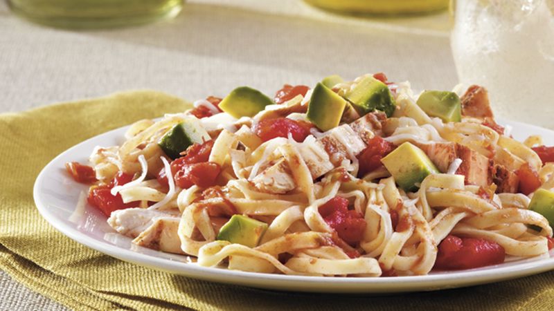 Southwest Chicken and Linguine