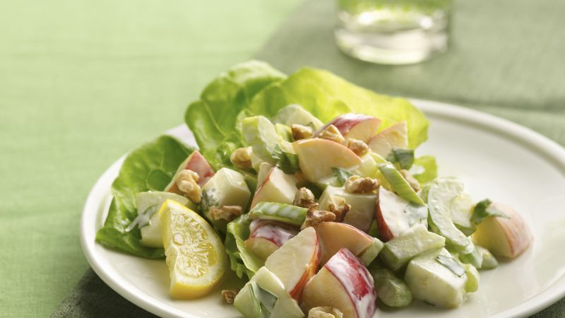 Apple and Celery Salad with Creamy Lemon Dressing 