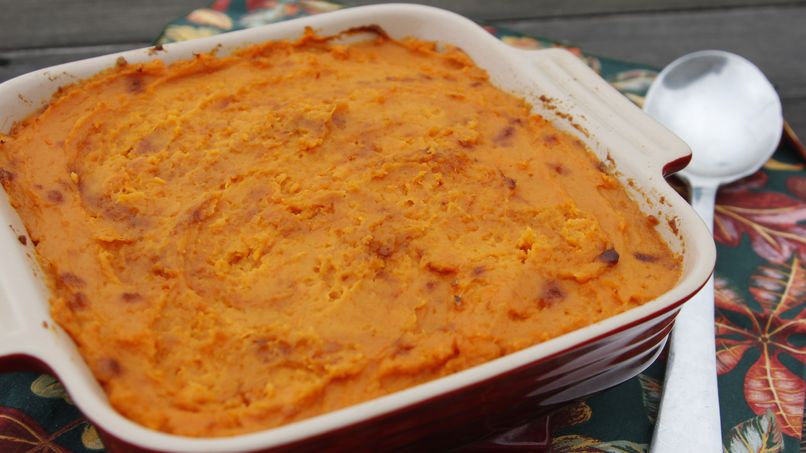 Baked Sweet Potato with Rum