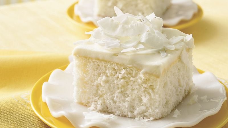 Coconut Cake with White Chocolate Frosting