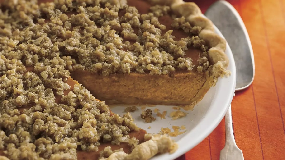 Streusel-Topped Pumpkin Pie