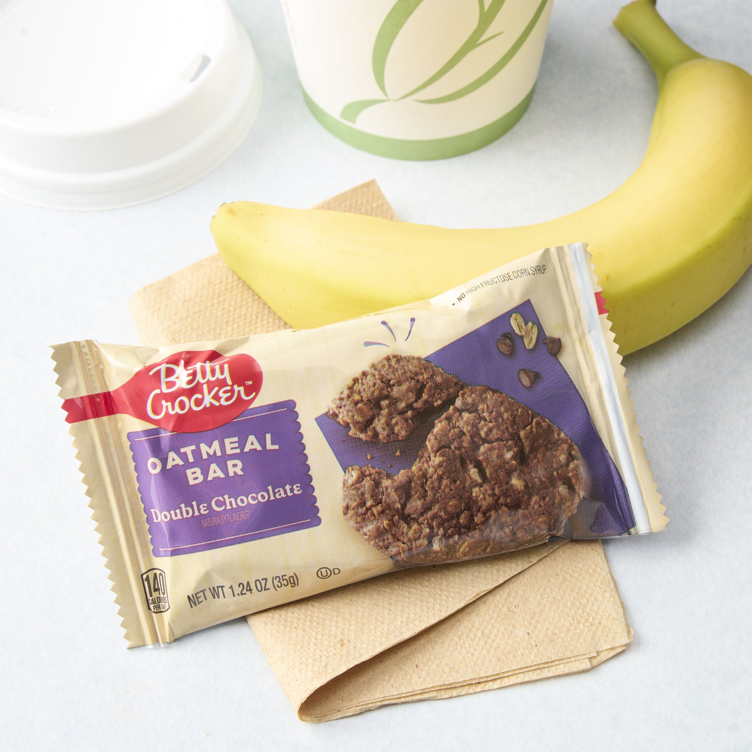  Styled Betty Crocker Oatmeal Bar Single Serve Pouch Double Chocolate 144/1.24 OZ