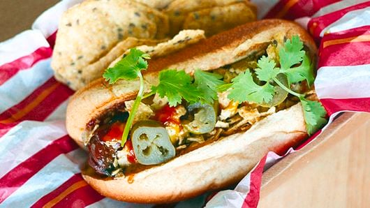 Asian Inspired Hot Dogs - The Tipsy Housewife