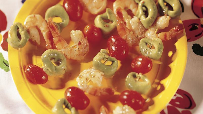 Tortellini-Shrimp Kabobs