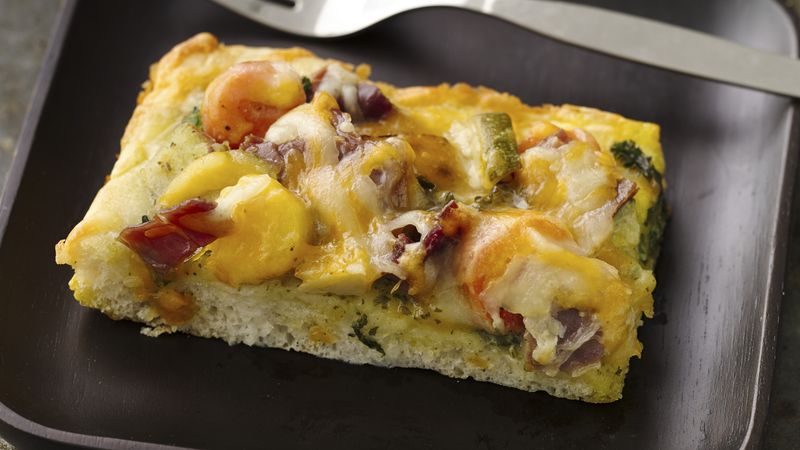 Mediterranean Breakfast Pizza 