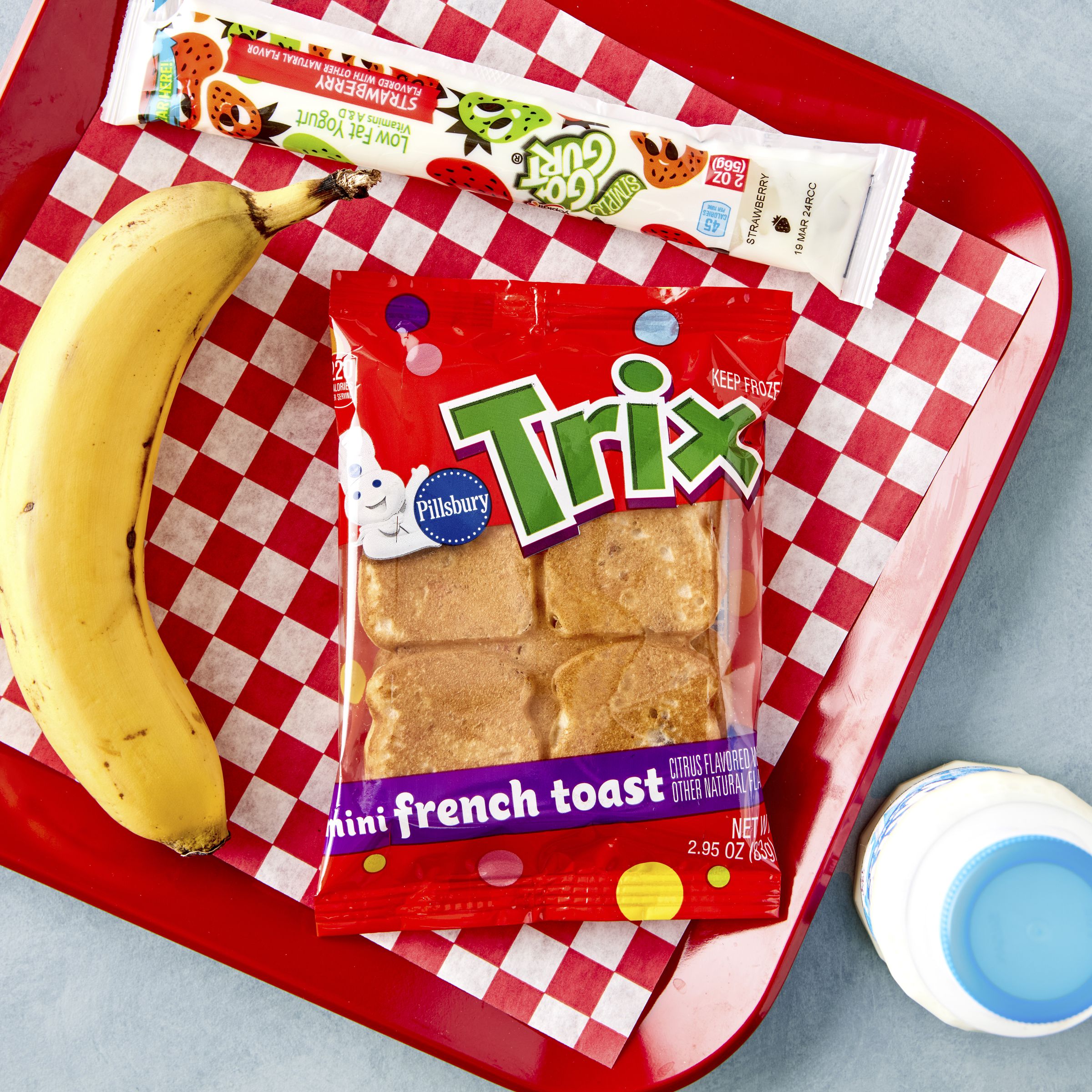  Styled Pillsbury Trix Frozen Meals Mini French Toast Single Serve Pouch 72/2.95 OZ