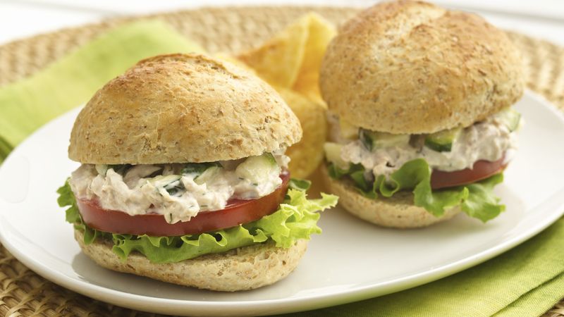 Summer Tuna Salad Sandwiches