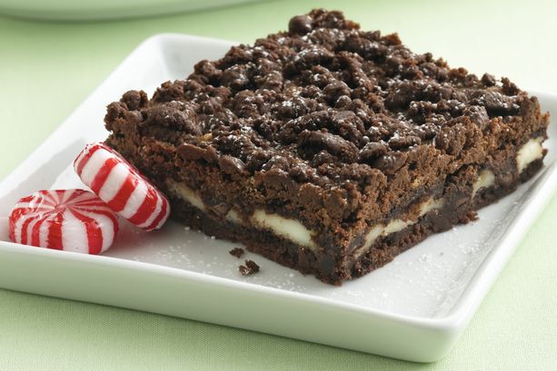 Cool Mint Chocolate Crumble Bars