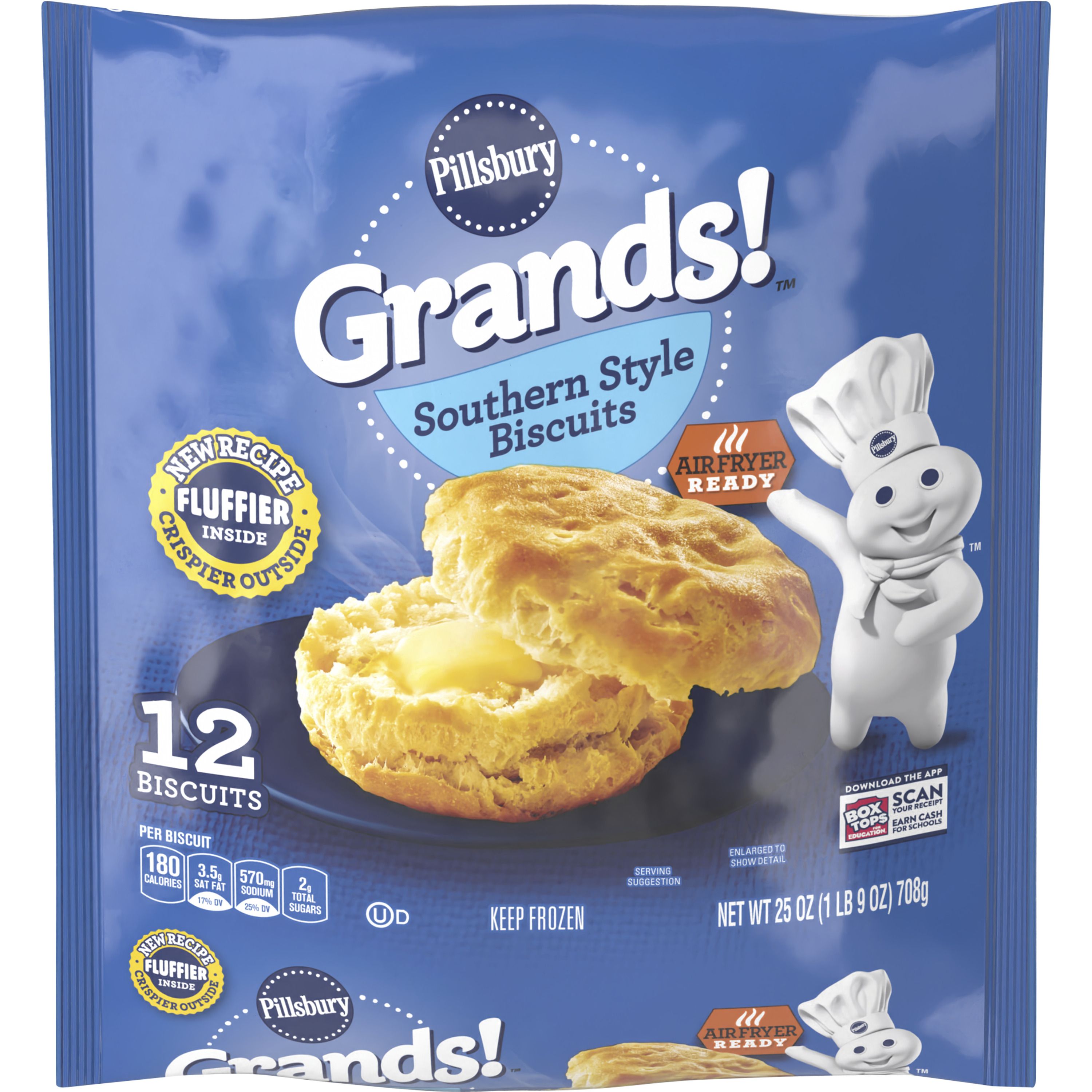 Grands!™ Southern Style Frozen Biscuits (12 count) - Front