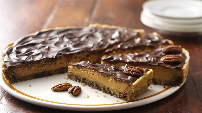 Chocolate-Peanut Butter Cookie Pie