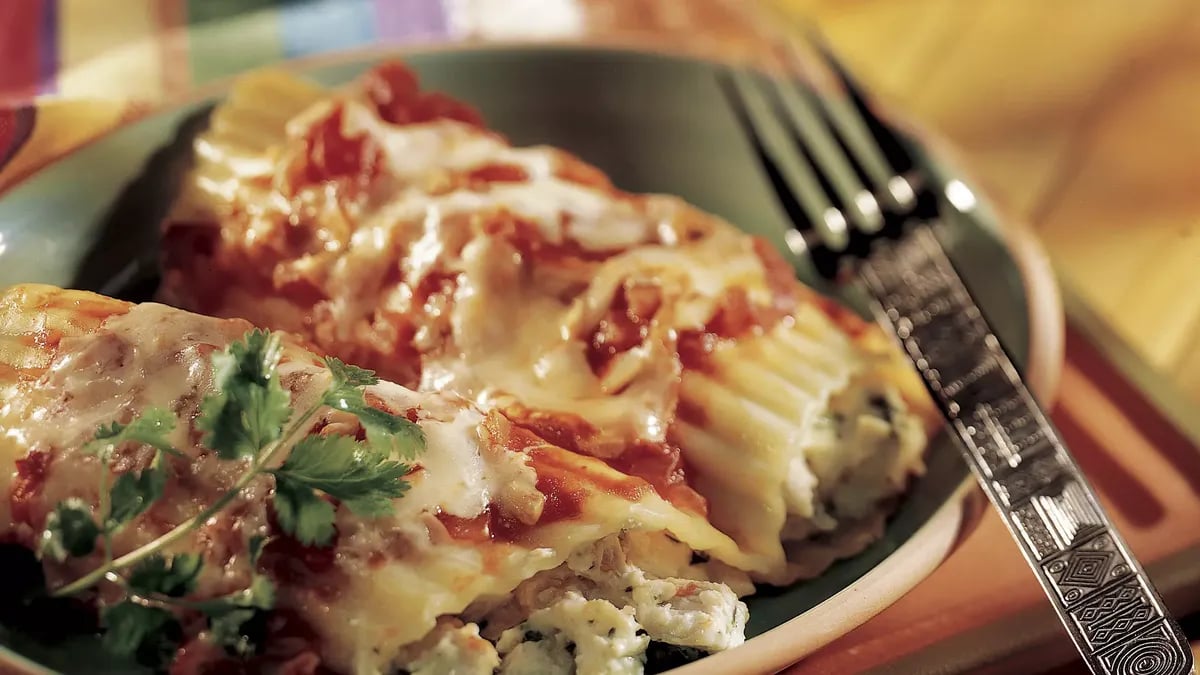 Mexican Chicken Manicotti