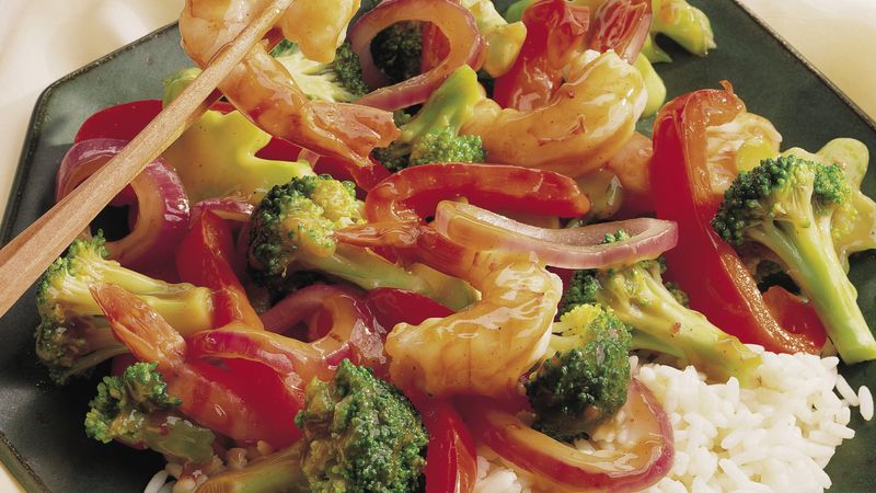 Spicy Shrimp and Broccoli 