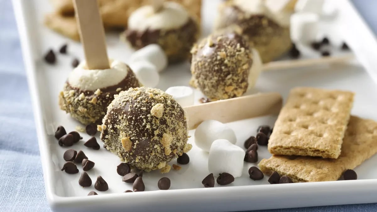 S'more Shortcake Pops