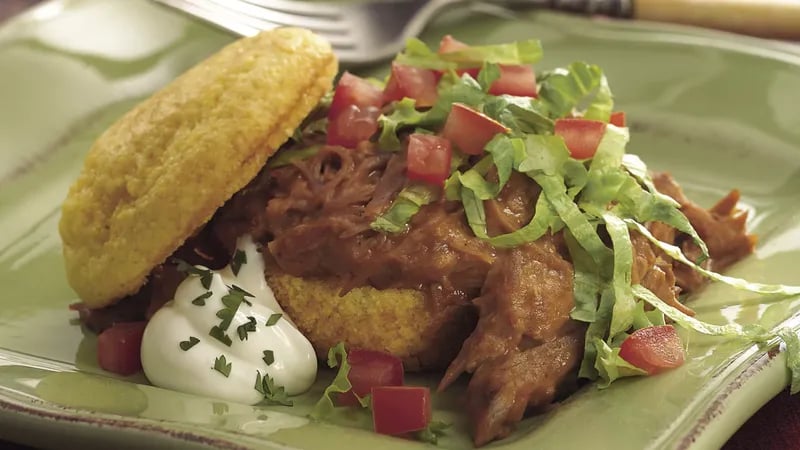 Slow-Cooker Taco Shortcakes