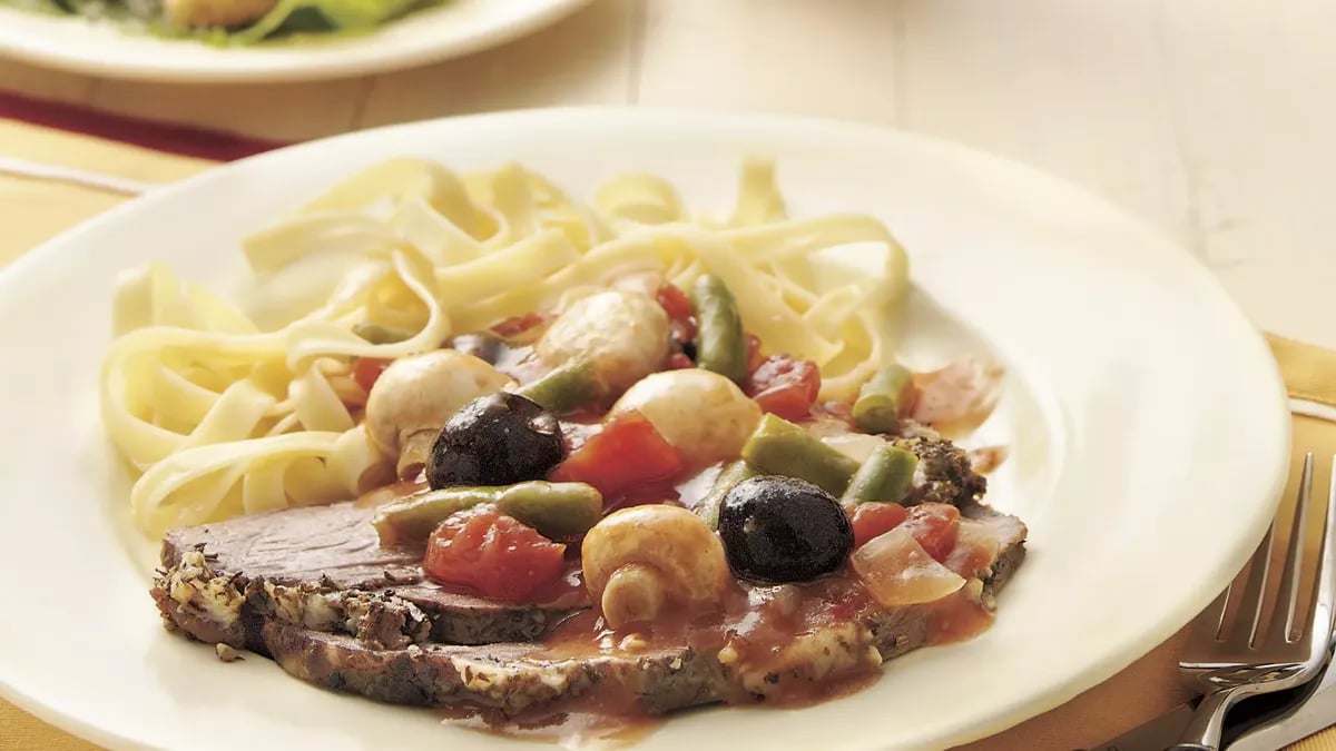 Slow-Cooker Italian Rump Roast