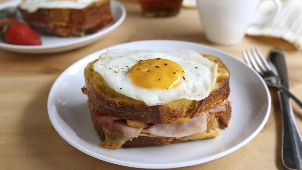 Ham and Cheese-Stuffed French Toast