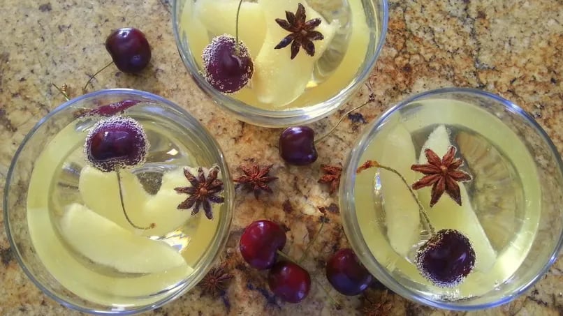 Pear, Anise and Cherry Sangria