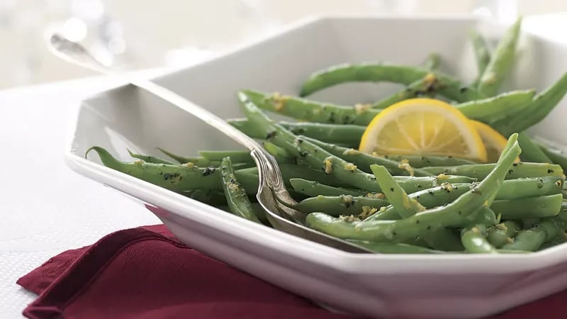 Green Beans with Lemon-Herb Butter