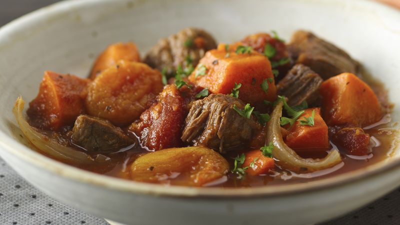 Slow-Cooker Colombian Beef and Sweet Potato Stew