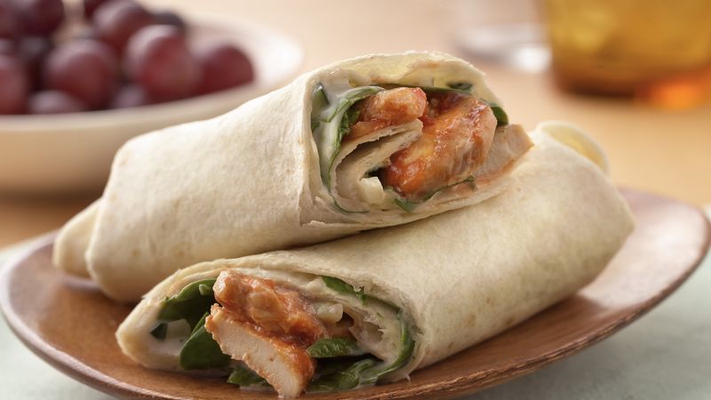 Sweet and Spicy Chicken Wraps