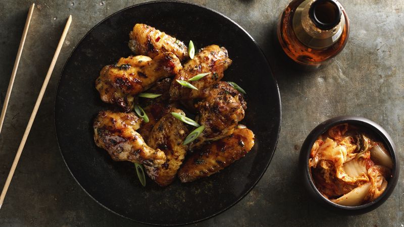 Grilled Spicy Thai Chicken Wings