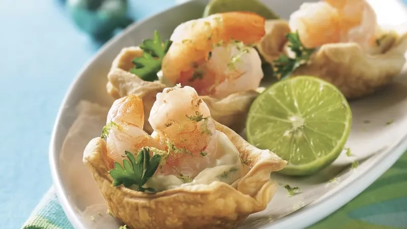 Spicy Shrimp Cups