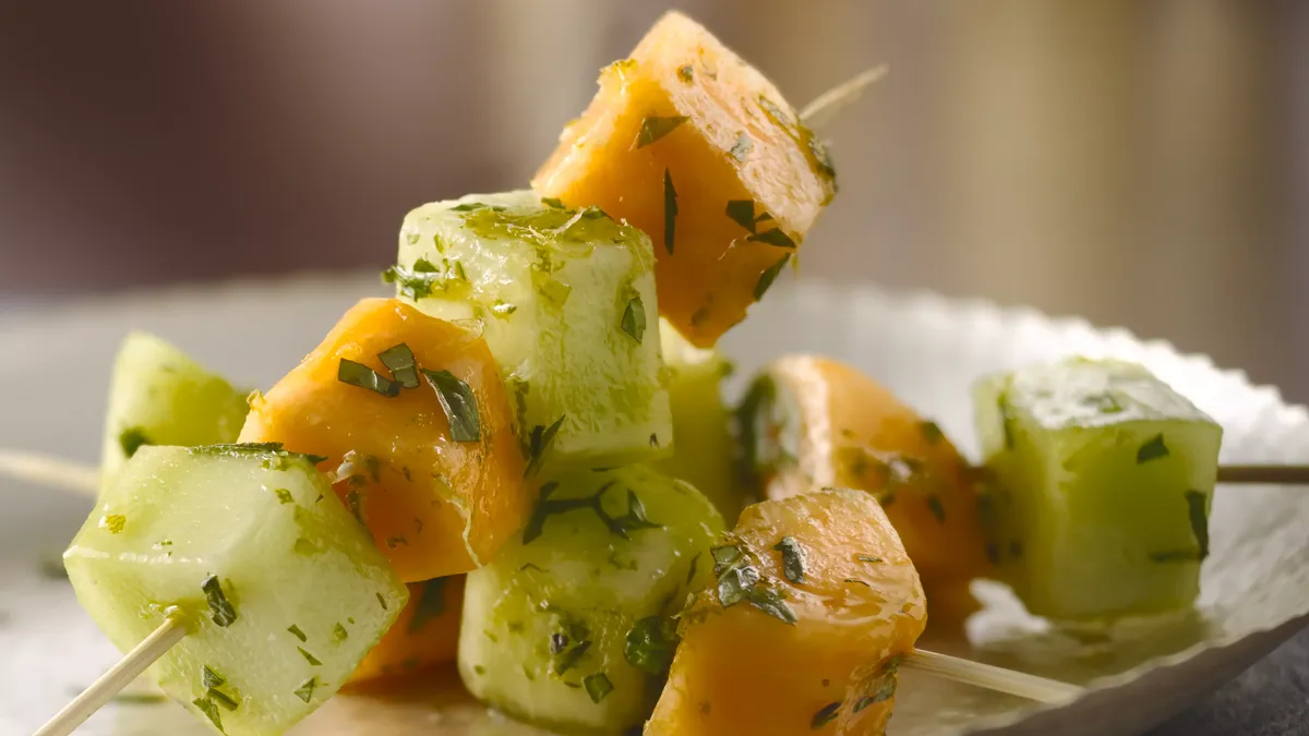 Mojito Melon Kabobs