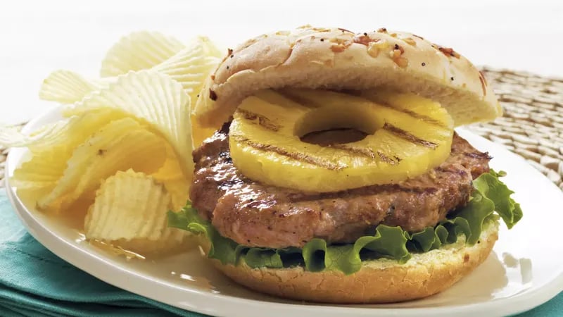 Pineapple Pork Burgers