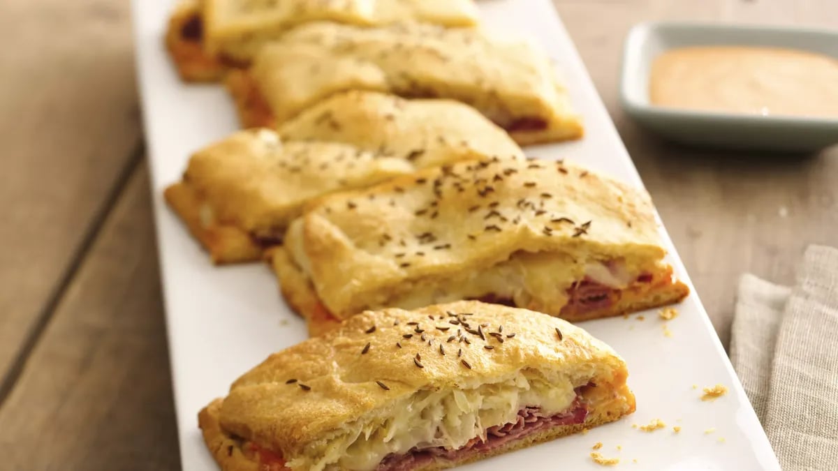 Big & Tangy Reuben Pockets