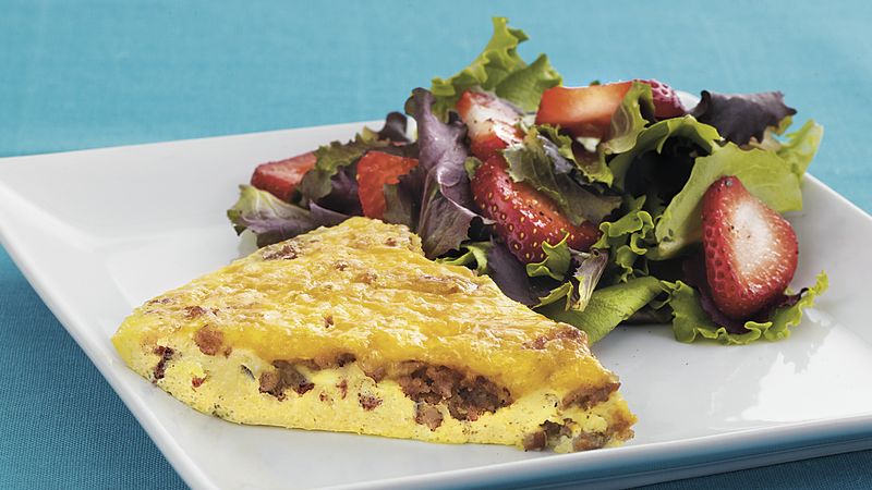 Sausage and Cheese Frittata
