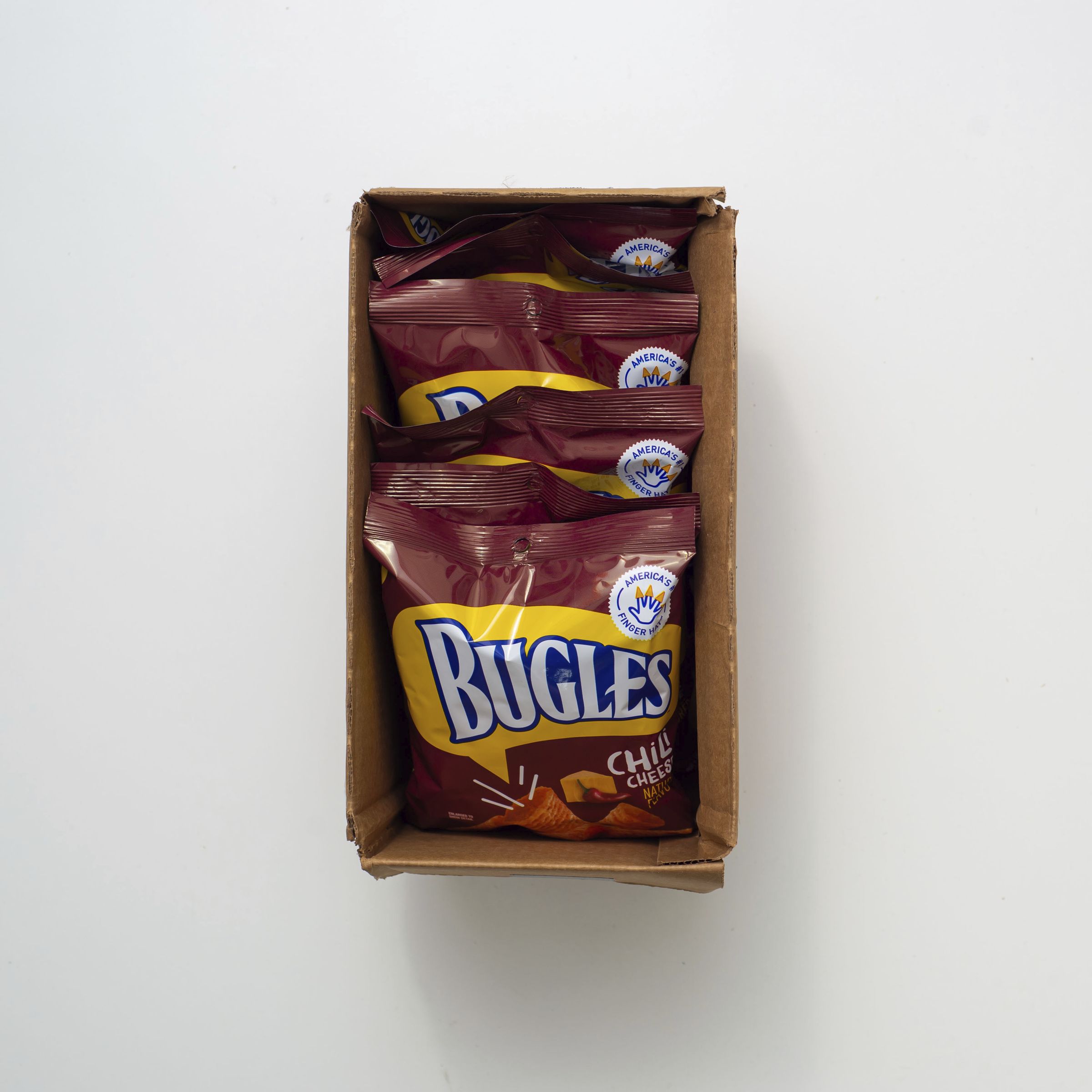  Open Case Bugles(TM) Chili Cheese (6 ct) 3 oz