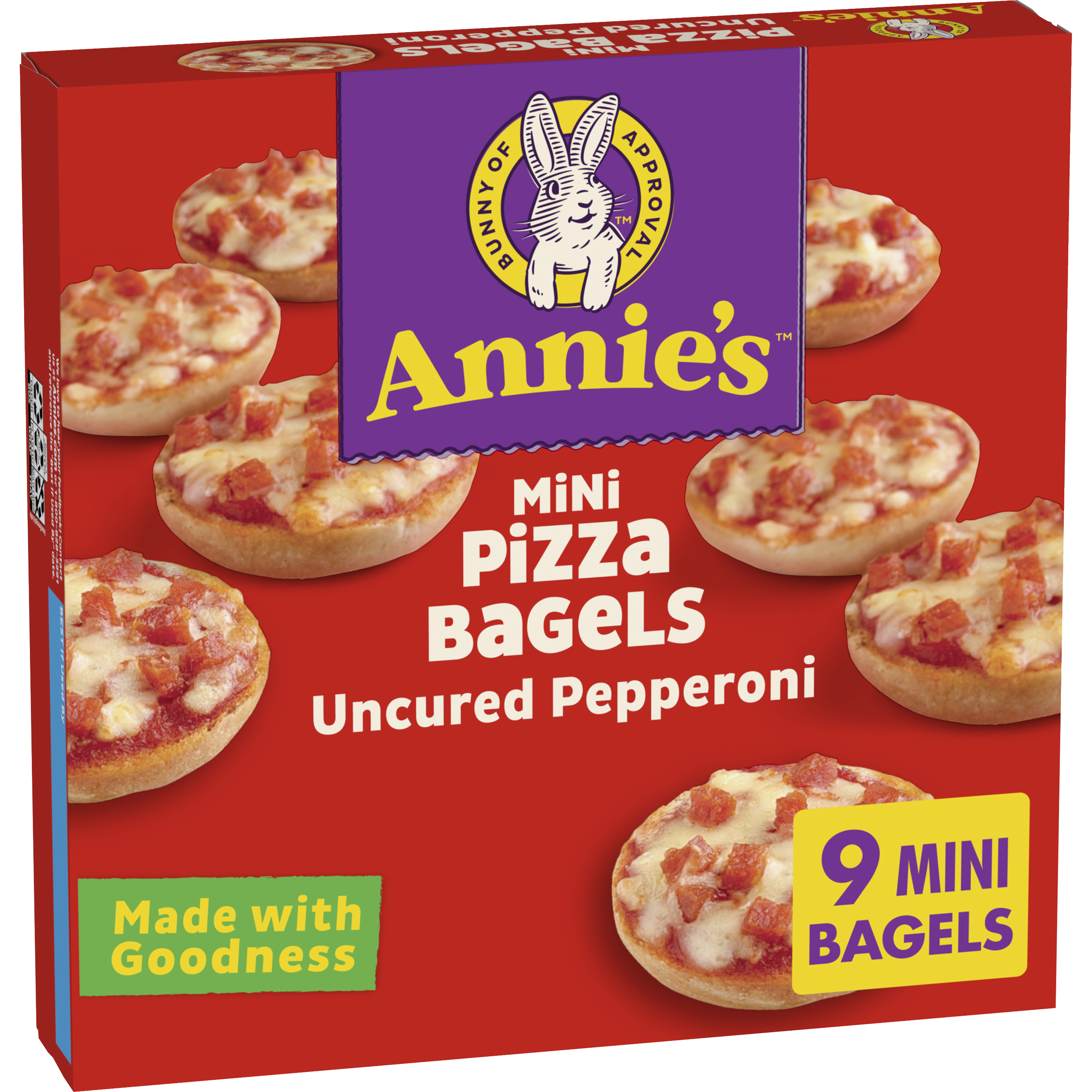 Uncured Pepperoni Mini Pizza Bagels | Annie's Homegrown