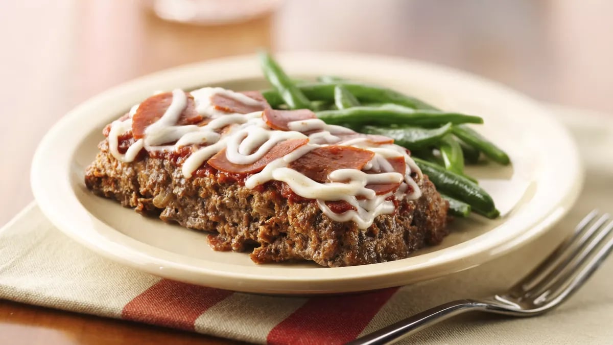 Skinny Mini Pizza Meatloaves