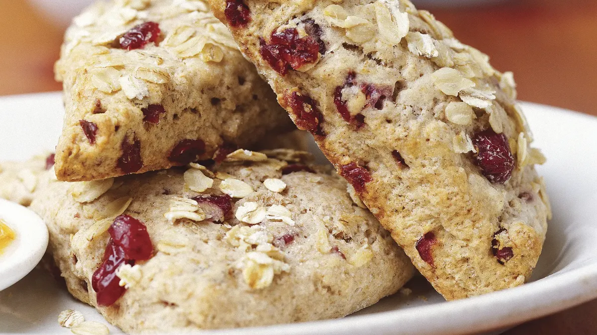 Skinny Cranberry-Buttermilk Scones
