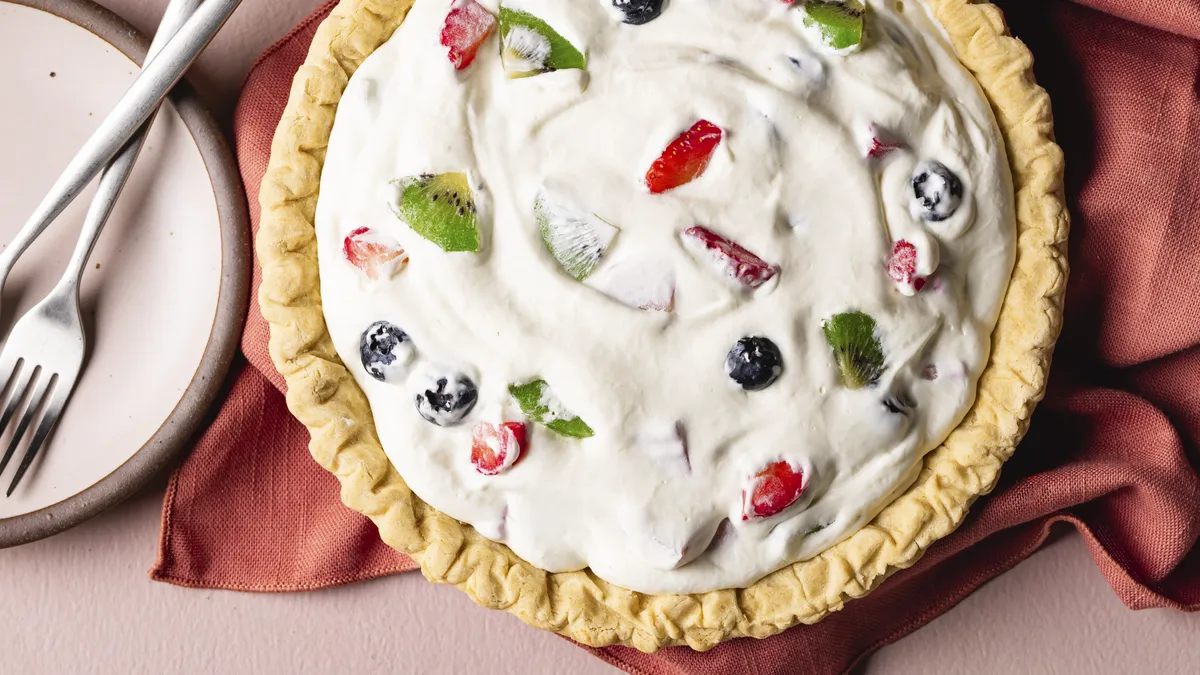 Fruit and Cream Pie