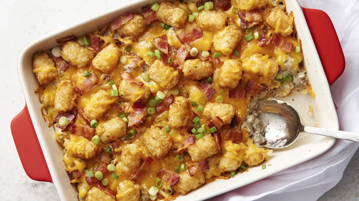 Bacon Cheeseburger Tater Tots™ Casserole