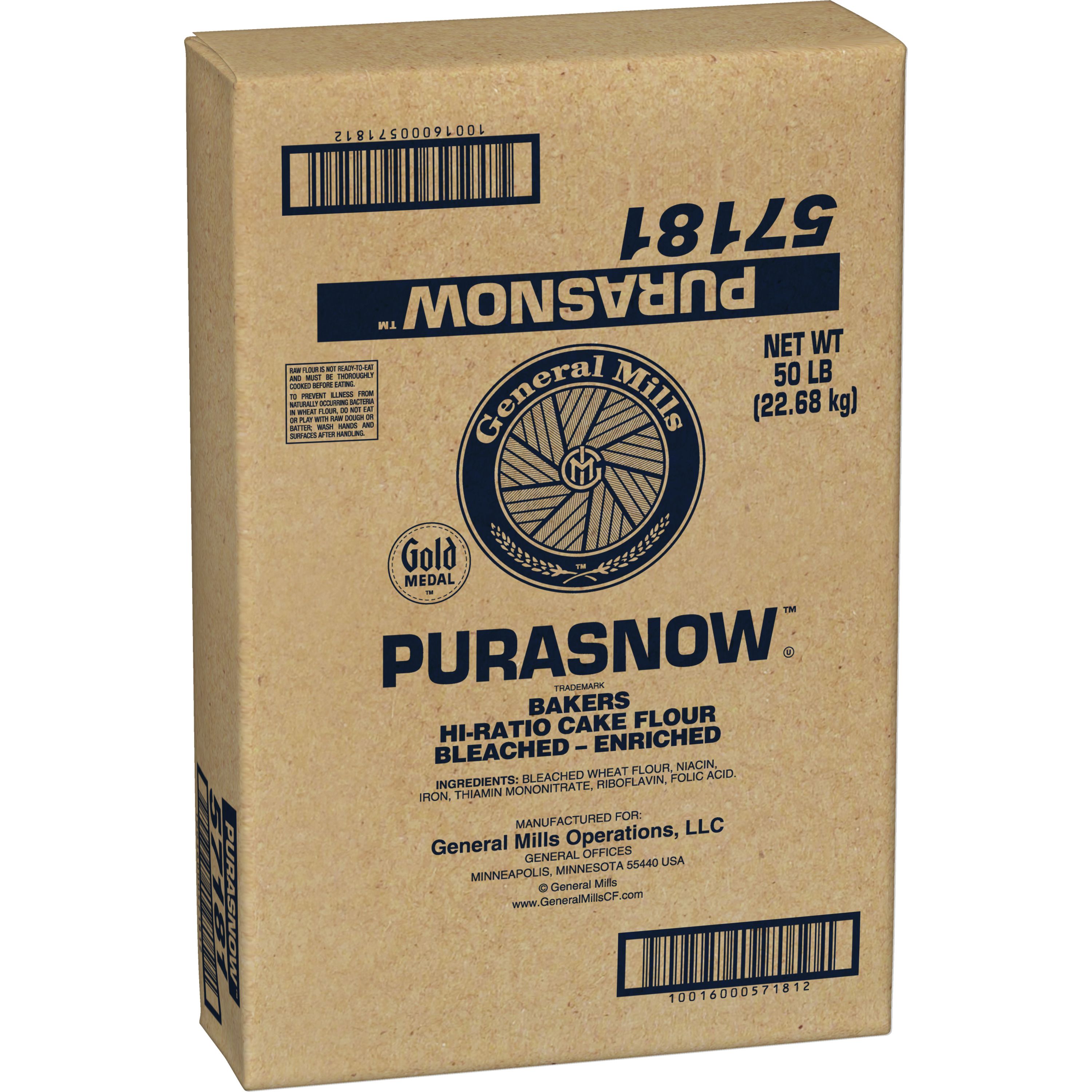 Gold Medal™ Purasnow™ Hi-Ratio Cake Flour Bleached/ Enriched Gold Medal™ Purasnow™ Hi-Ratio Cake Flour Bleached/ Enriched
