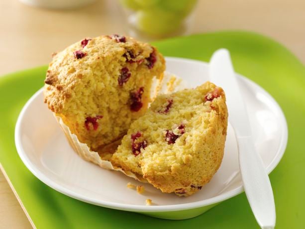 Cranberry Orange Corn Muffins