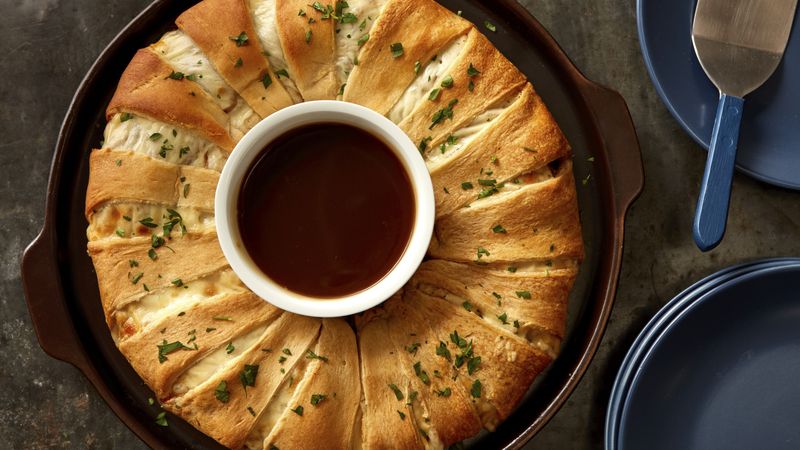 French Dip Crescent Ring Recipe - Pillsbury.com