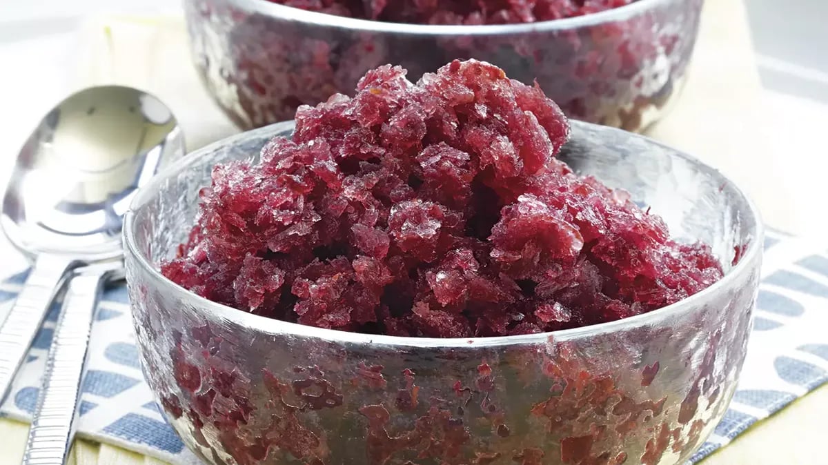 Cherry Merlot Granita