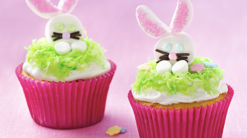 Easter Bunny Nest Cupcakes