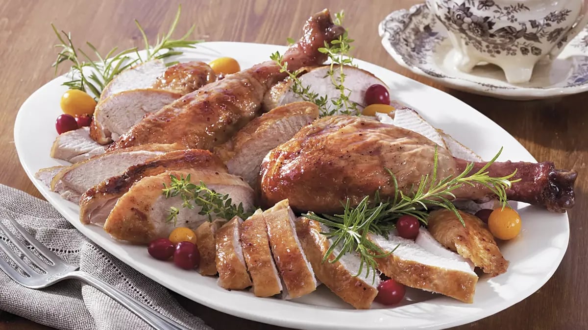 Cranberry-Orange Glazed Turkey