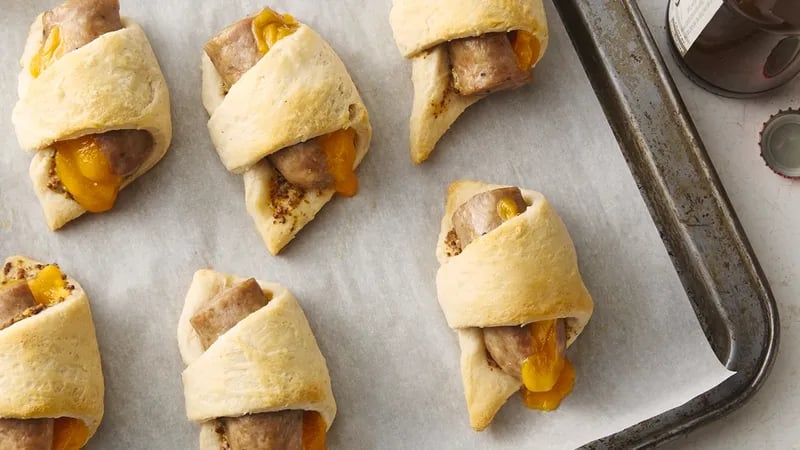 Cheesy Crescent Bratdogs