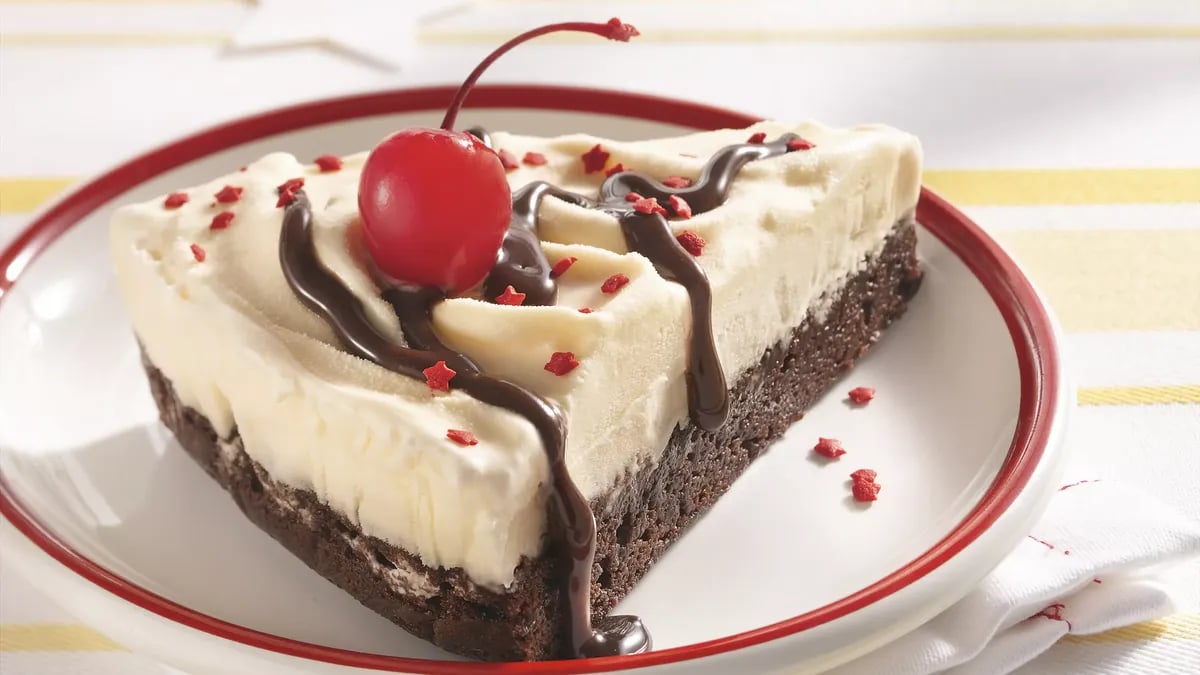 Brownie Ice Cream Cake