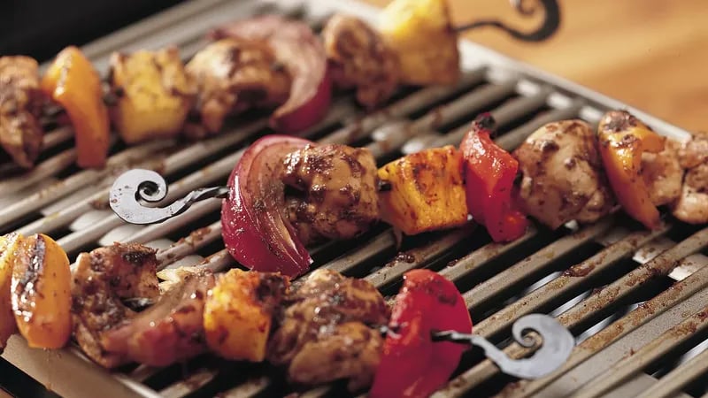 Grilled Jerk Chicken Kabobs