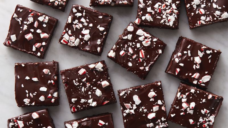 Peppermint Schnapps Brownies